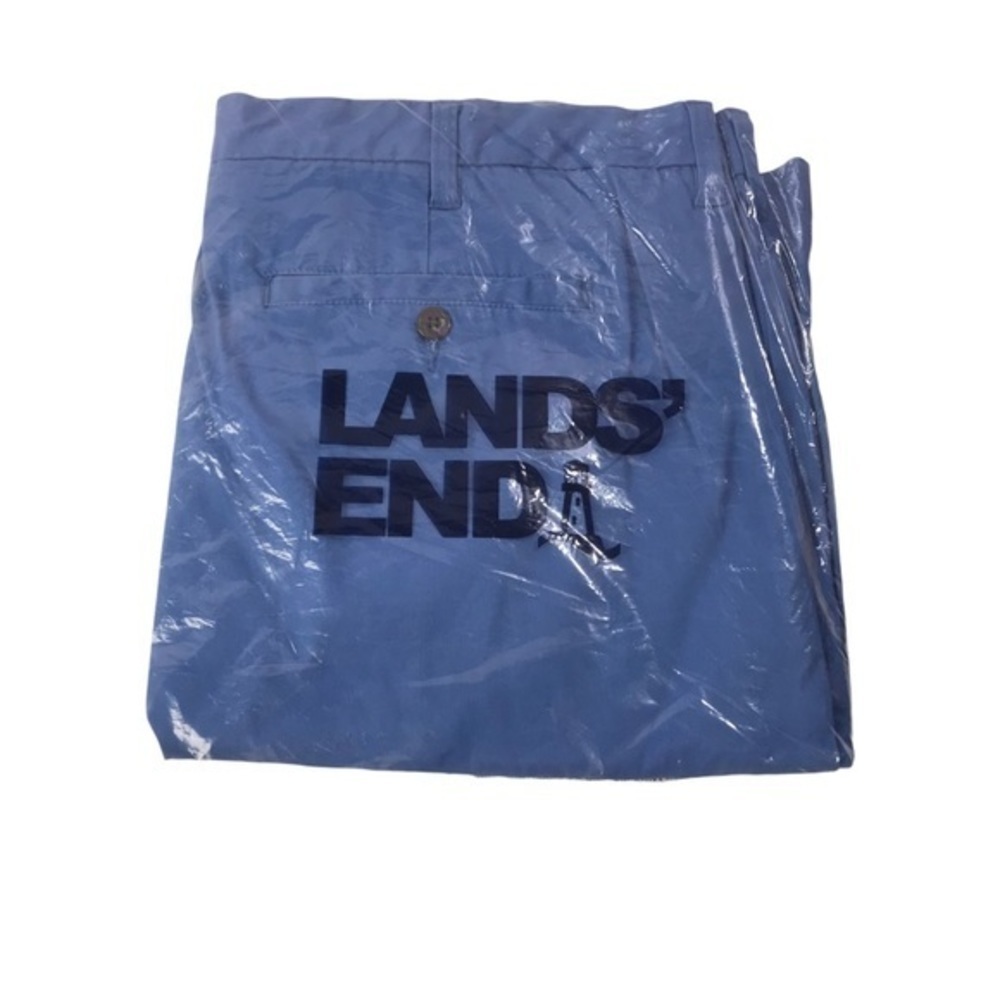 MENS LANDS END CHINO SHORTS size 38 , NWT